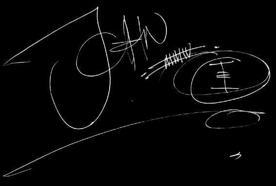 John Blanche's signature